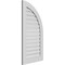 Ekena Millwork Quarter Round Top Right Surface Mount PVC Gable Vent w/ 3-1/2"W x 1"P Standard Frame, 22"W x 42"H GVPQR22X4201SF - alternate 5